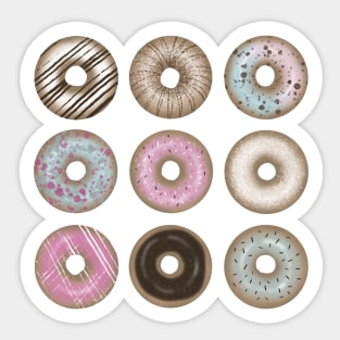 Dont look for love look for donuts Sticker